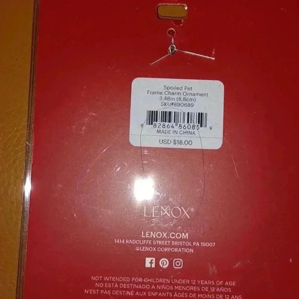 > Lenox picture frame 3.48